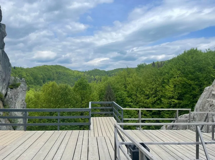 Нові оглядові майданчики у Тустані / фото Львівської обласної ради