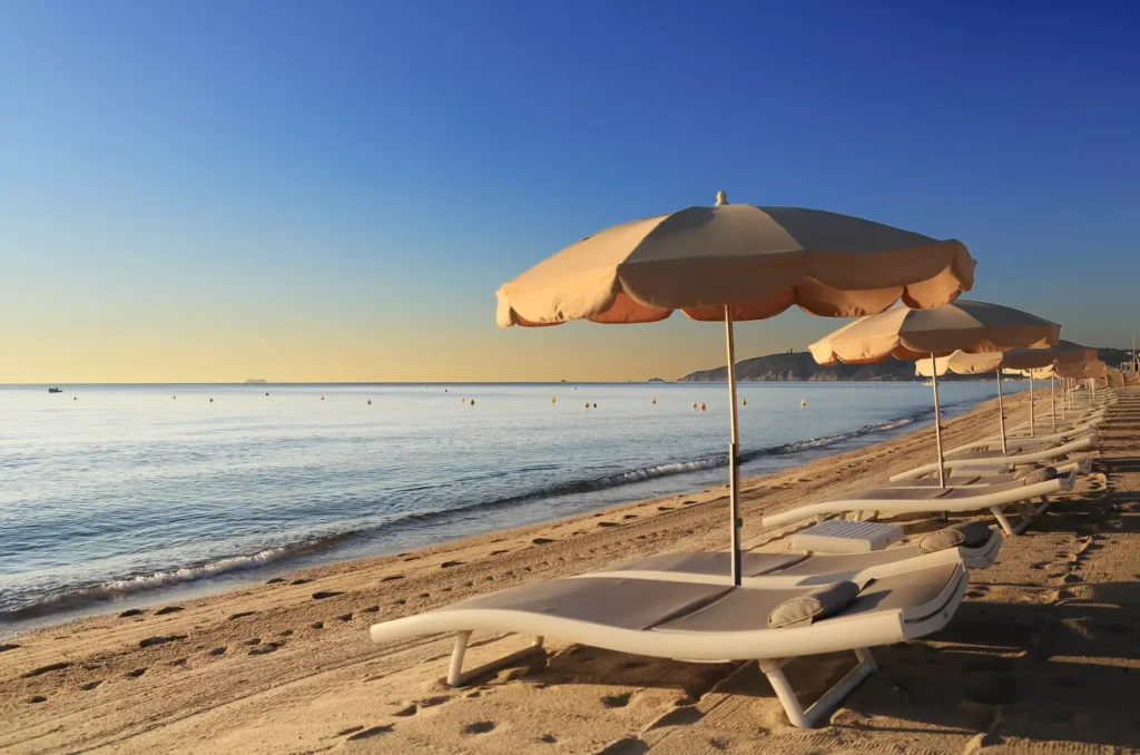 Plage de Pampelonne у Сен-Тропе